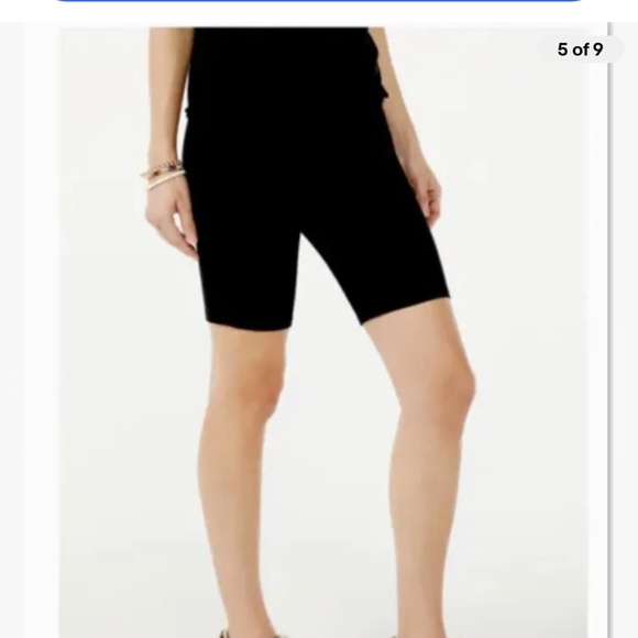 Scoop NYC Women’s Black Bike Shorts Size Medium (8-10) NEW - Picture 5 of 9